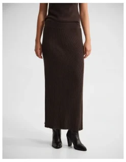Oxford Belle Rib Knitted Skirt