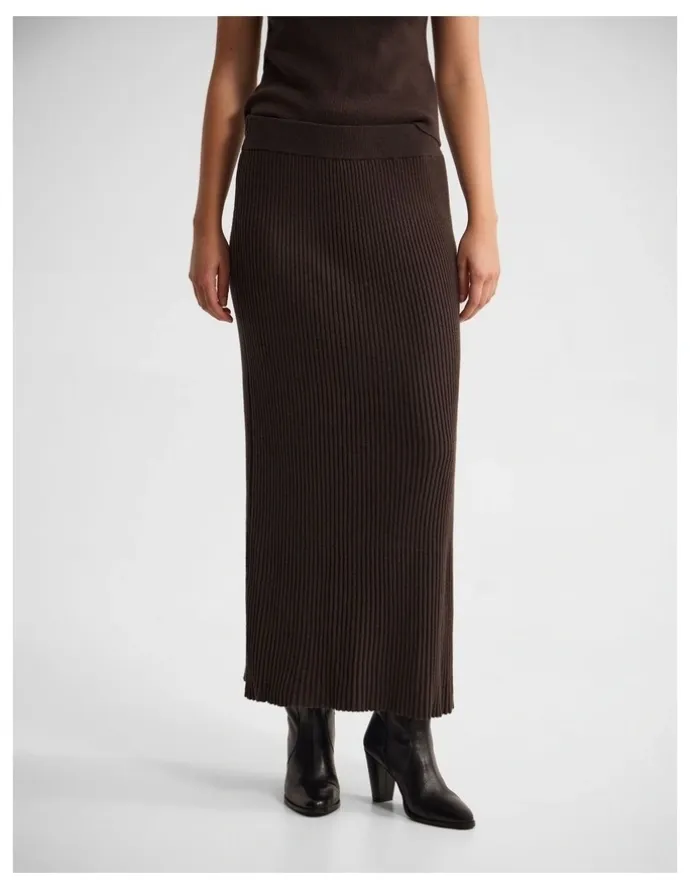 Oxford Belle Rib Knitted Skirt