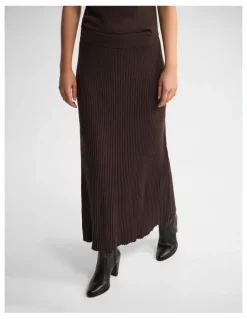 Oxford Belle Rib Knitted Skirt