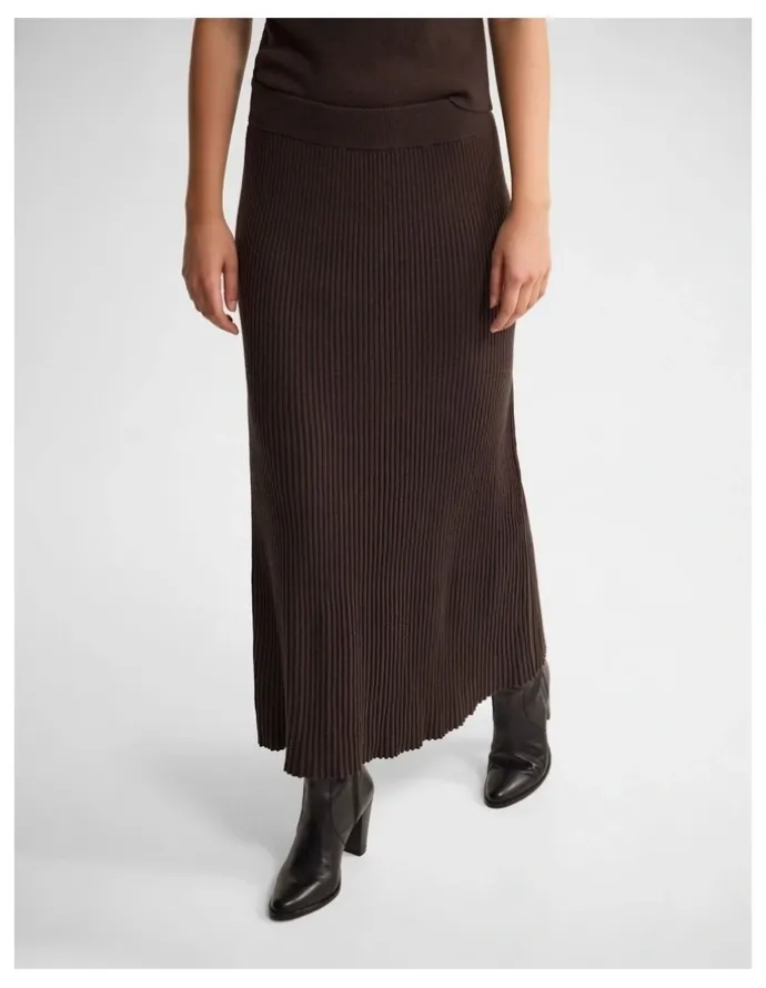 Oxford Belle Rib Knitted Skirt