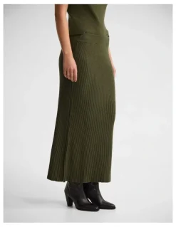 Oxford Belle Rib Knitted Skirt