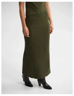 Oxford Belle Rib Knitted Skirt