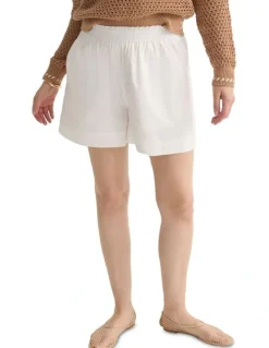 Oxford Betty Boxer Shorts in White