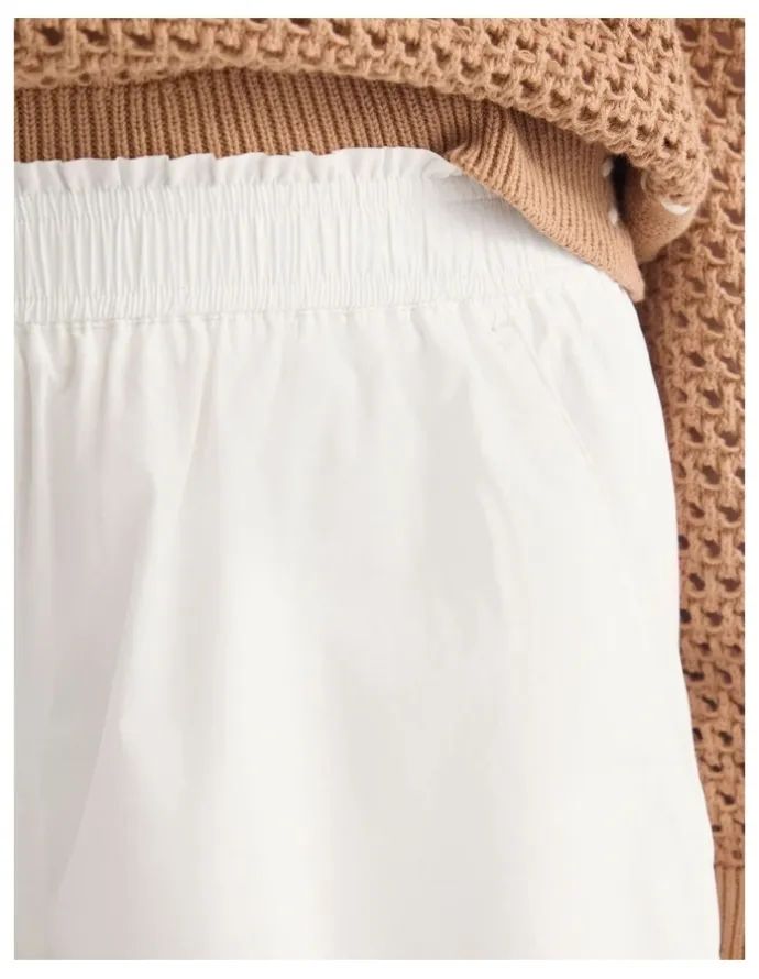 Oxford Betty Boxer Shorts in White