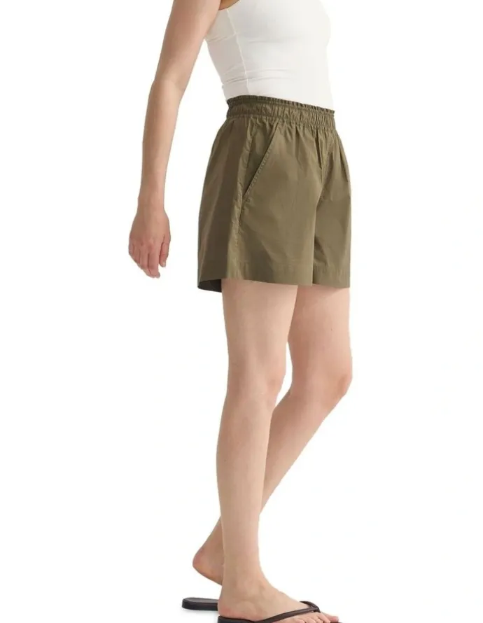 Oxford Betty Boxer Shorts in Olive