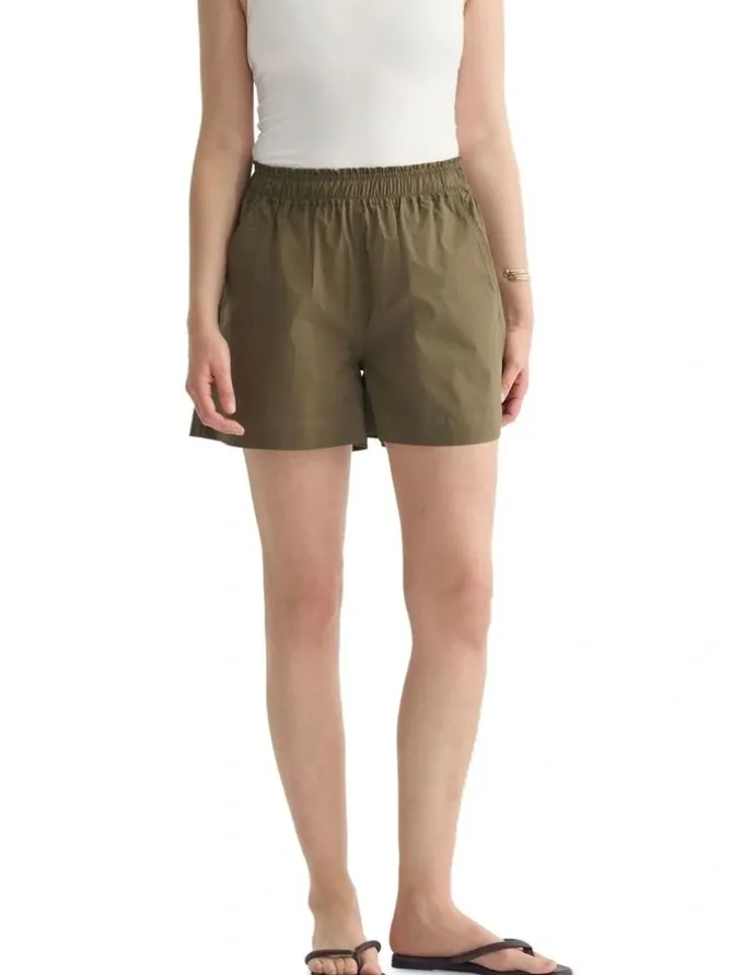 Oxford Betty Boxer Shorts in Olive