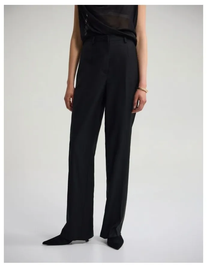 Oxford Calista Pure Wool Pant in Black