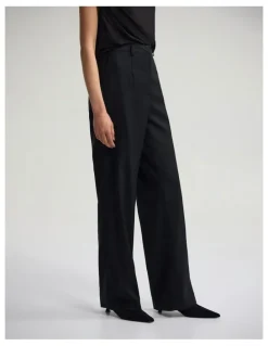 Oxford Calista Pure Wool Pant in Black