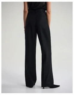 Oxford Calista Pure Wool Pant in Black
