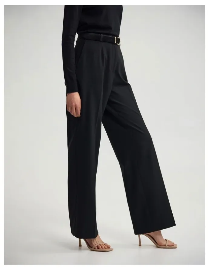 Oxford Calista Straight Leg Pant in Black