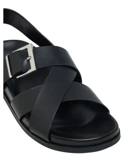 Oxford Capri Strappy Sandal in Black