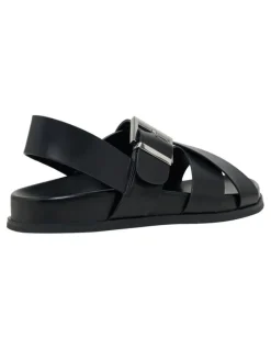 Oxford Capri Strappy Sandal in Black