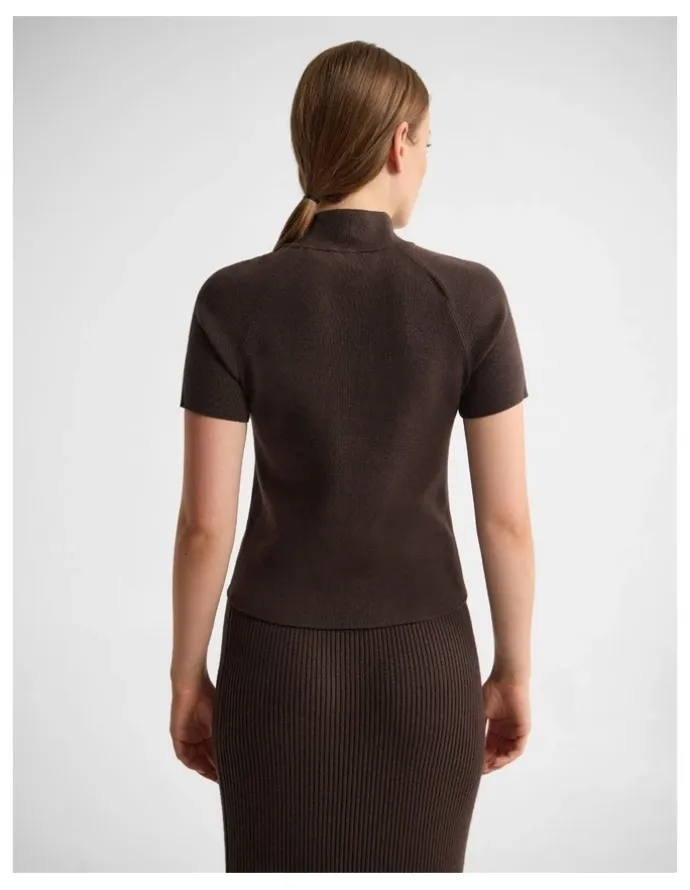 Oxford Dawn Rib Knitted Top