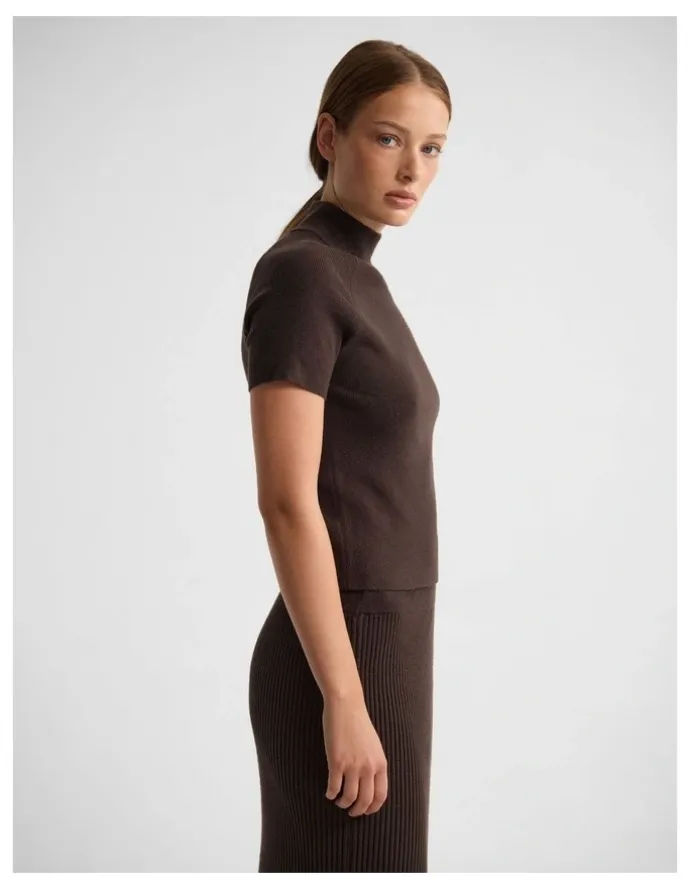 Oxford Dawn Rib Knitted Top