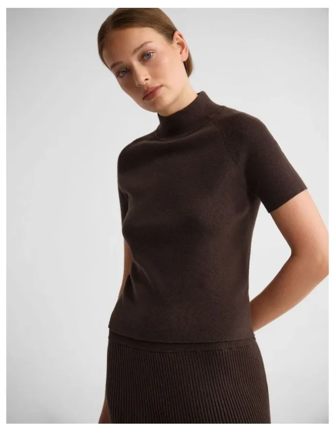 Oxford Dawn Rib Knitted Top