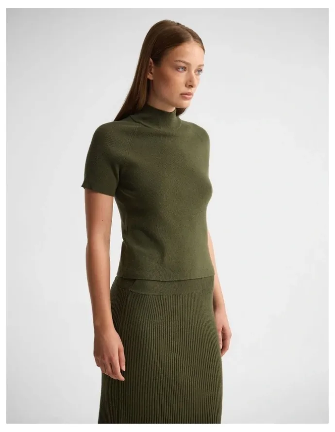 Oxford Dawn Rib Knitted Top