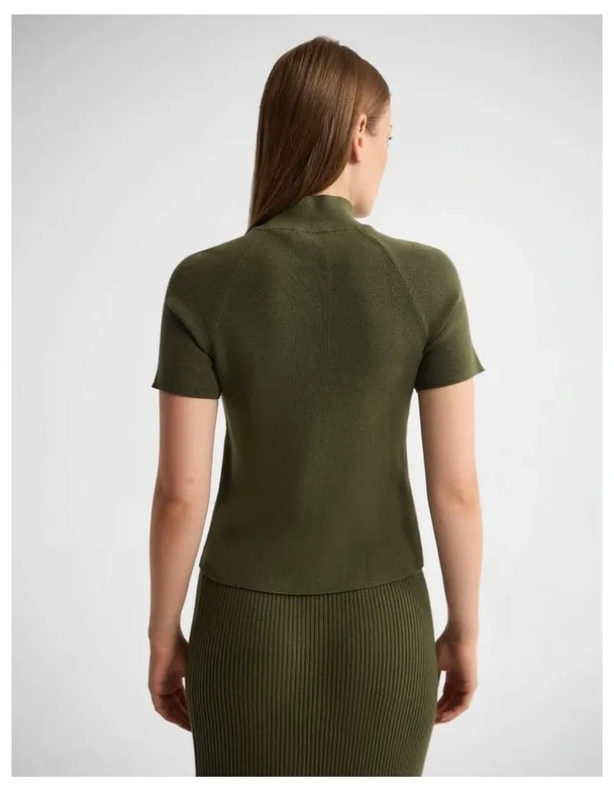 Oxford Dawn Rib Knitted Top