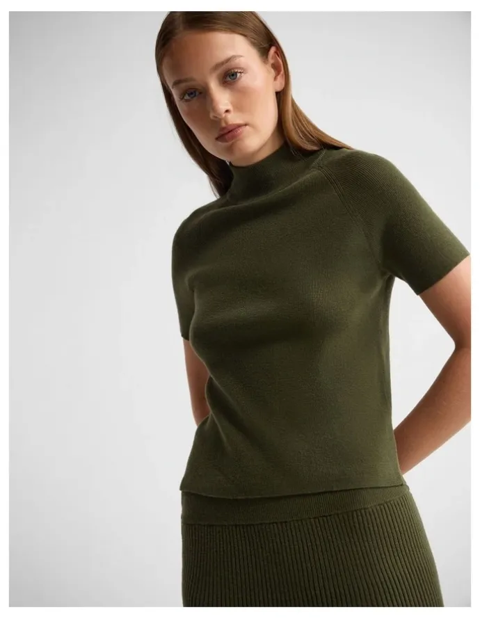 Oxford Dawn Rib Knitted Top
