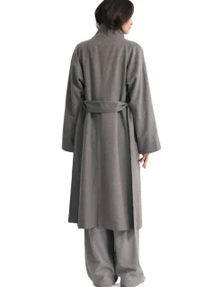 Oxford Edi Wool Coat in Grey