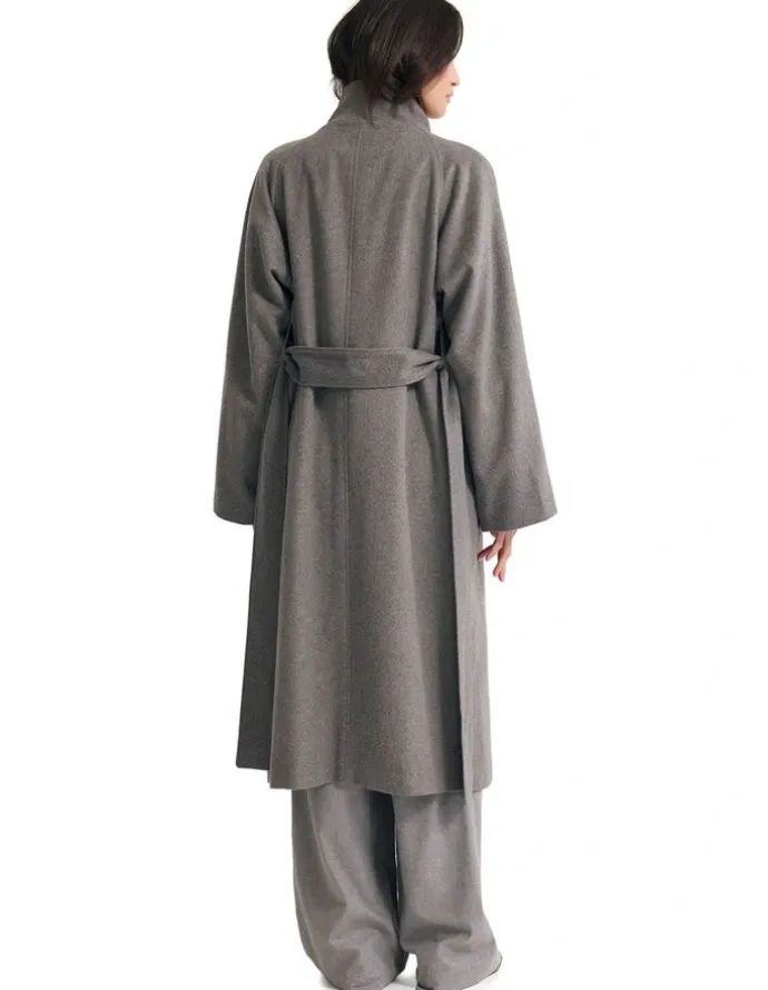 Oxford Edi Wool Coat in Grey