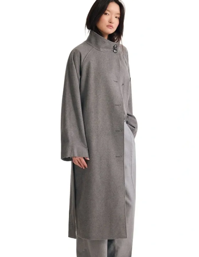 Oxford Edi Wool Coat in Grey