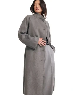 Oxford Edi Wool Coat in Grey