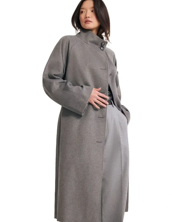 Oxford Edi Wool Coat in Grey