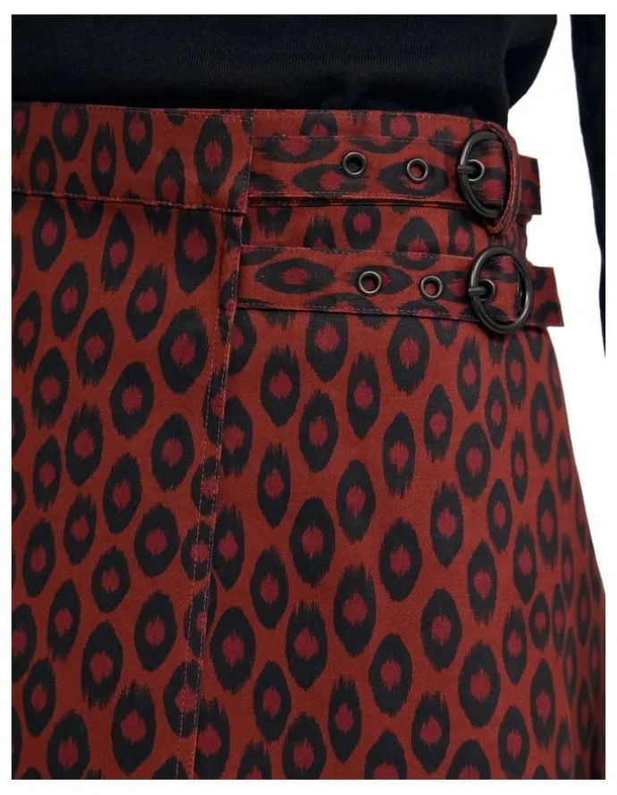 Oxford Georgia Skirt in Brown