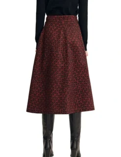 Oxford Georgia Skirt in Brown
