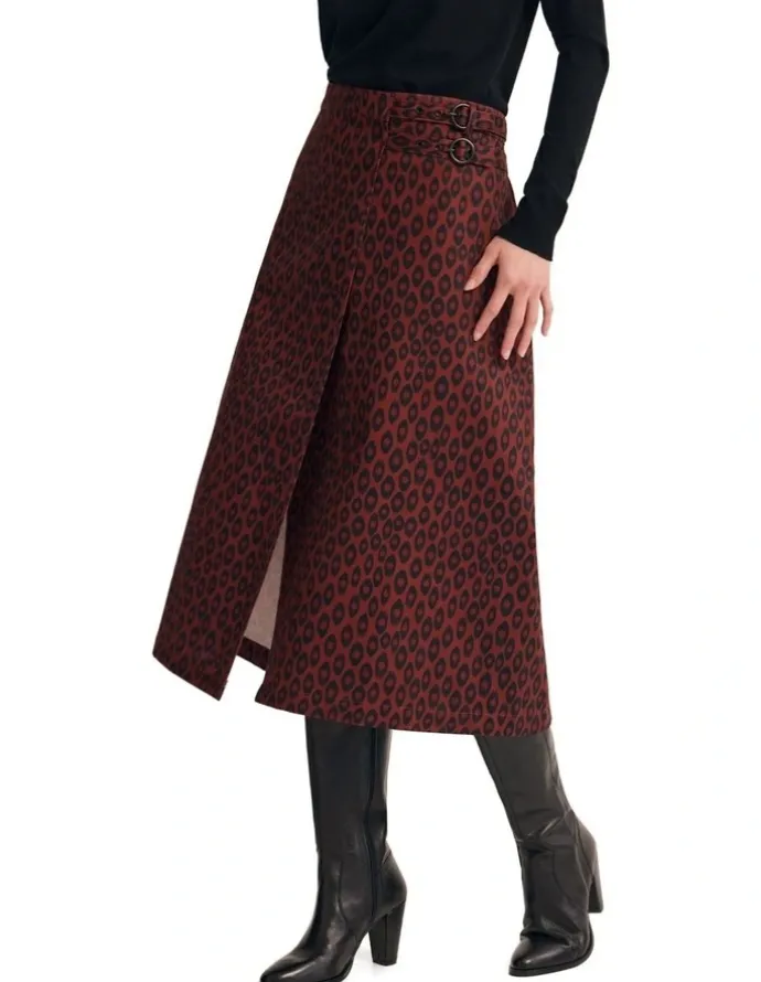 Oxford Georgia Skirt in Brown