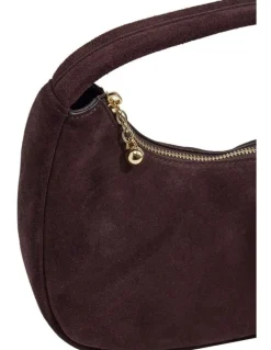 Oxford Harlow Suede Mini Bag in Mahogany