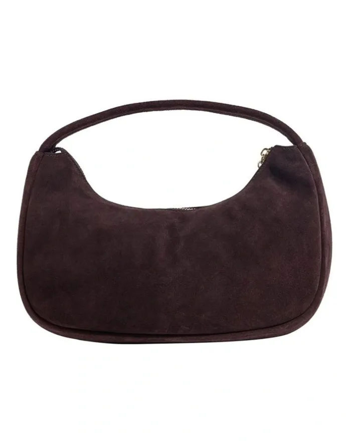 Oxford Harlow Suede Mini Bag in Mahogany