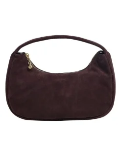 Oxford Harlow Suede Mini Bag in Mahogany