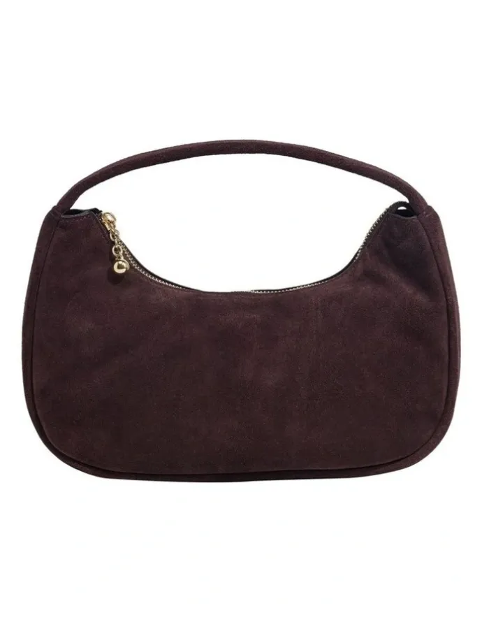 Oxford Harlow Suede Mini Bag in Mahogany