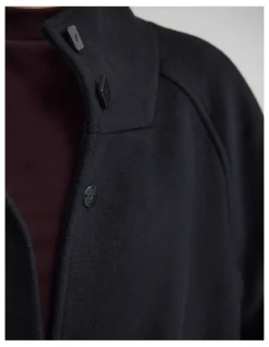 Oxford Isabelle Drawcord Coat in Black