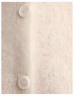 Oxford Jessie Wool Cardigan in Ivory
