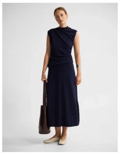 Oxford Leonie Cashmere Blend Knitted Skirt