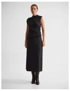 Oxford Leonie Cashmere Blend Knitted Skirt