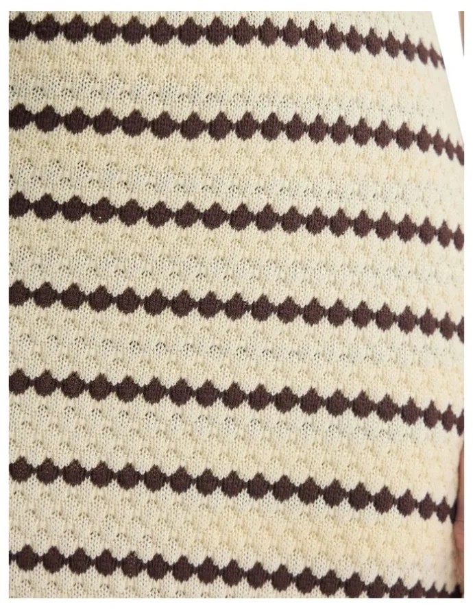 Oxford Lilli Knitted Skirt in White