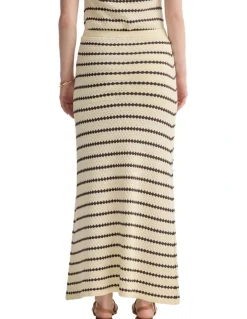 Oxford Lilli Knitted Skirt in White