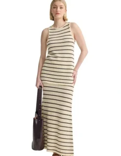 Oxford Lilli Knitted Skirt in White