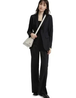Oxford Lydia Wool Stretch Suit Pants in Black