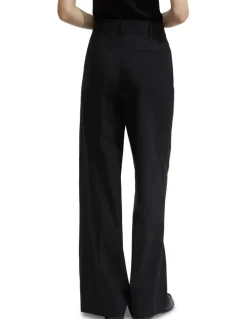 Oxford Lydia Wool Stretch Suit Pants in Black