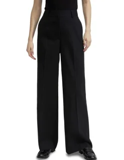 Oxford Lydia Wool Stretch Suit Pants in Black
