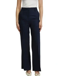 Oxford Lydia Wool Stretch Suit Trousers in Navy