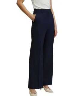 Oxford Lydia Wool Stretch Suit Trousers in Navy