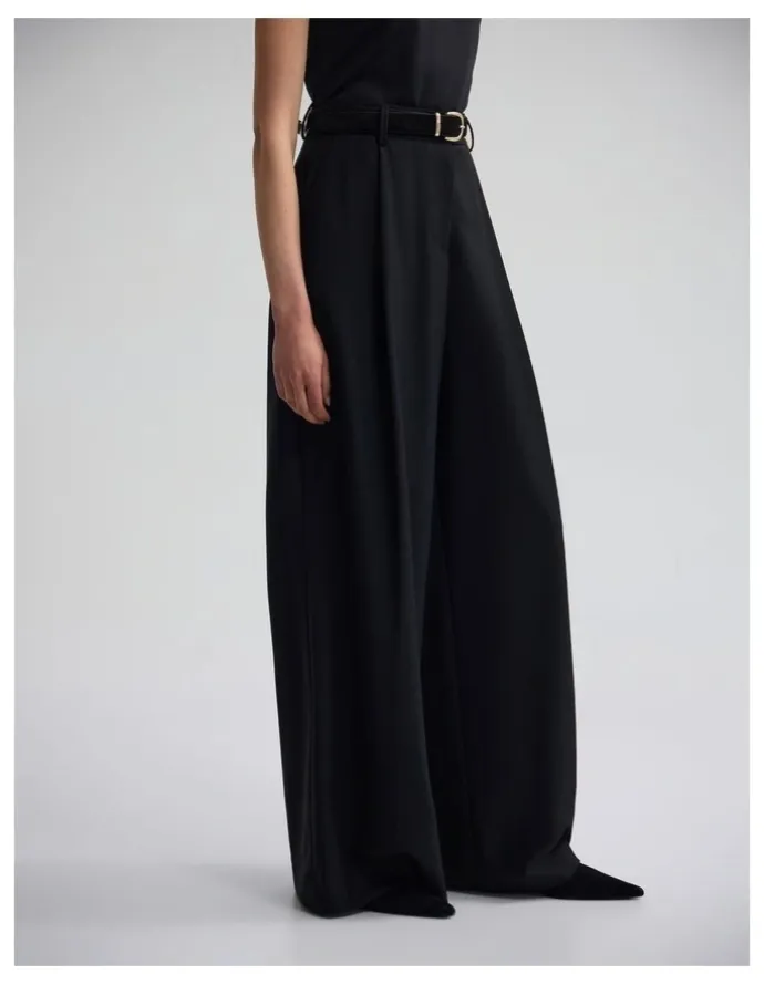 Oxford Margot Pure Wool Pant in Black