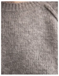 Oxford Mei Alpaca Blend Crew Neck in Grey