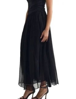 Oxford Nova Full Skirt in Black
