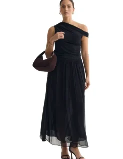 Oxford Nova Full Skirt in Black